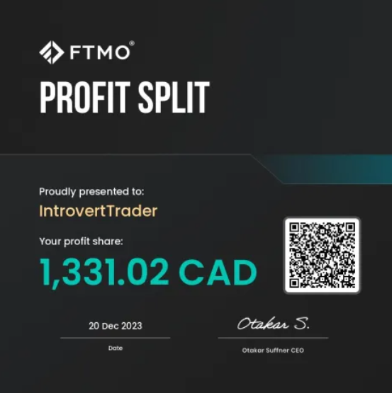Payout certificate — $1,331