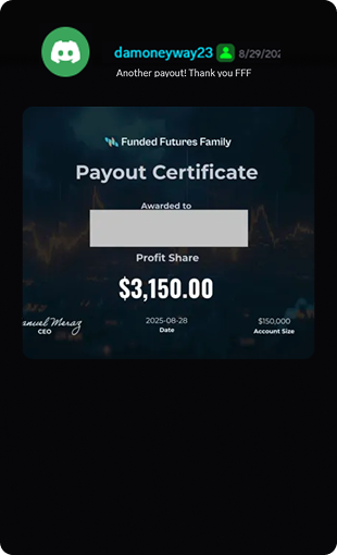 Payout certificate — $0